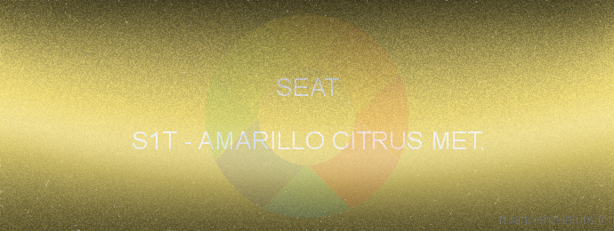 Peinture Seat S1T Amarillo Citrus Met.