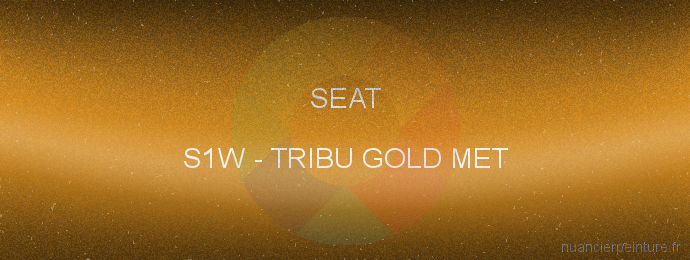 Peinture Seat S1W Tribu Gold Met