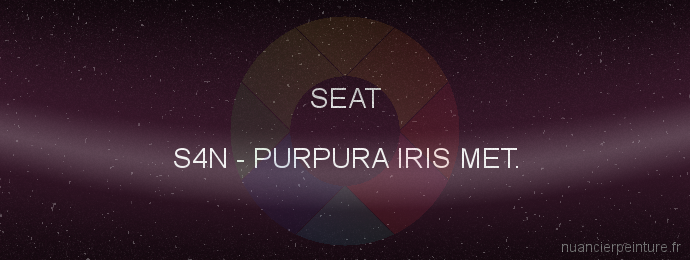 Peinture Seat S4N Purpura Iris Met.