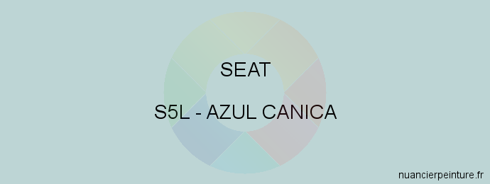 Peinture Seat S5L Azul Canica