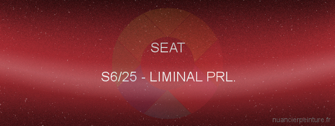Peinture Seat S6/25 Liminal Prl.