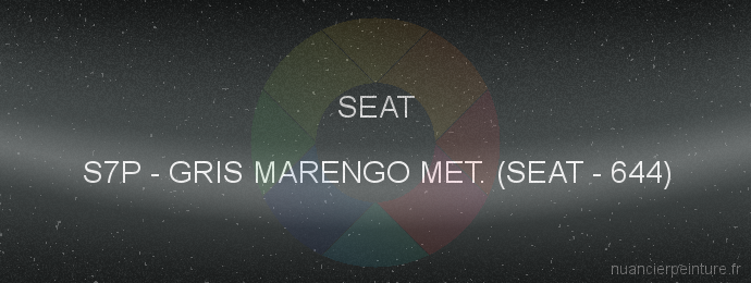 Peinture Seat S7P Gris Marengo Met. (seat - 644)