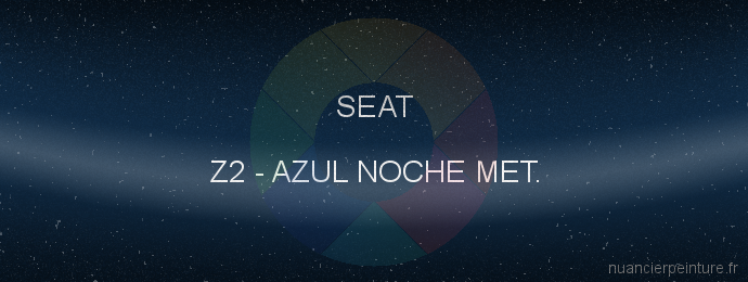 Peinture Seat Z2 Azul Noche Met.