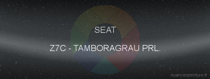 Peinture Seat Z7C Tamboragrau Prl.