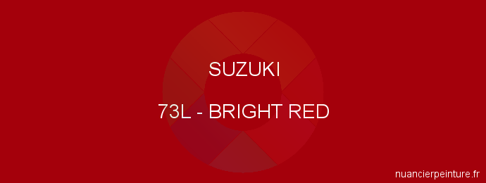 Peinture Suzuki 73L Bright Red