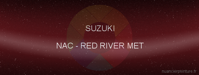 Peinture Suzuki NAC Red River Met