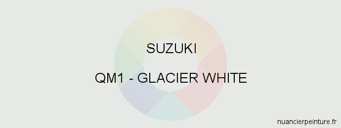 Peinture Suzuki QM1 Glacier White
