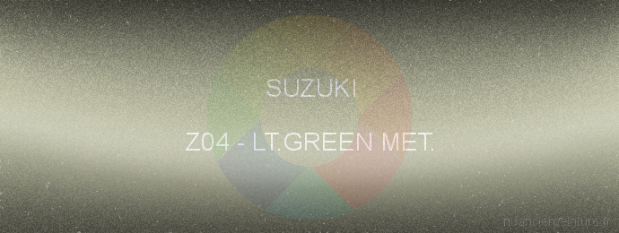 Peinture Suzuki Z04 Lt.green Met.