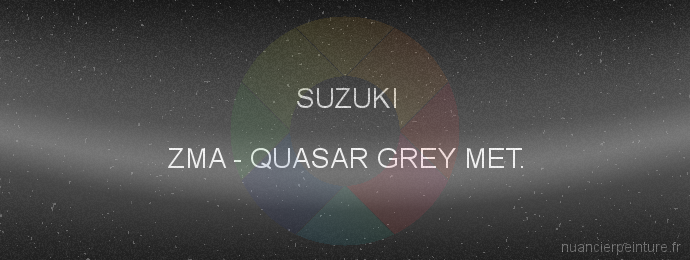 Peinture Suzuki ZMA Quasar Grey Met.