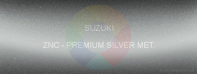 Peinture Suzuki ZNC Premium Silver Met.