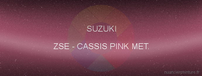 Peinture Suzuki ZSE Cassis Pink Met.