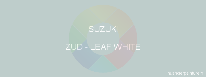 Peinture Suzuki ZUD Leaf White