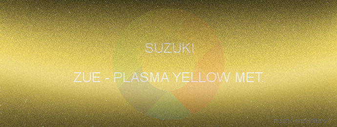 Peinture Suzuki ZUE Plasma Yellow Met.