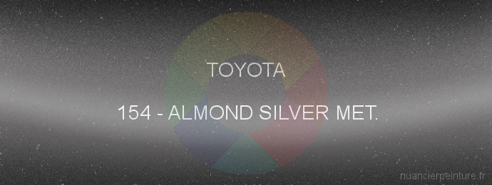 Peinture Toyota 154 Almond Silver Met.
