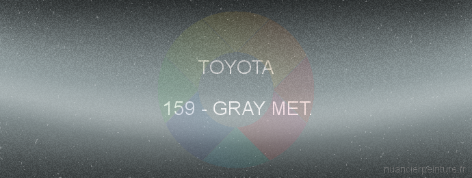Peinture Toyota 159 Gray Met.