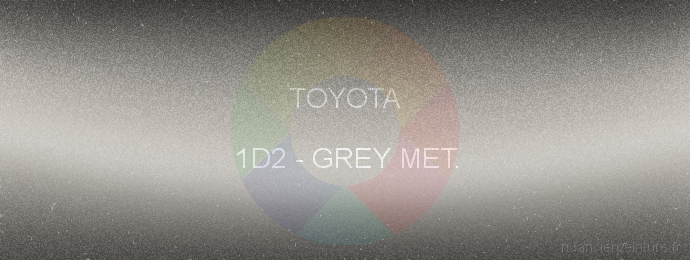 Peinture Toyota 1D2 Grey Met.