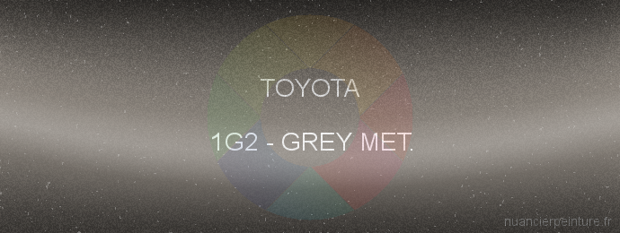 Peinture Toyota 1G2 Grey Met.