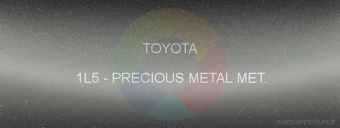 Peinture Toyota 1L5 Precious Metal Met.