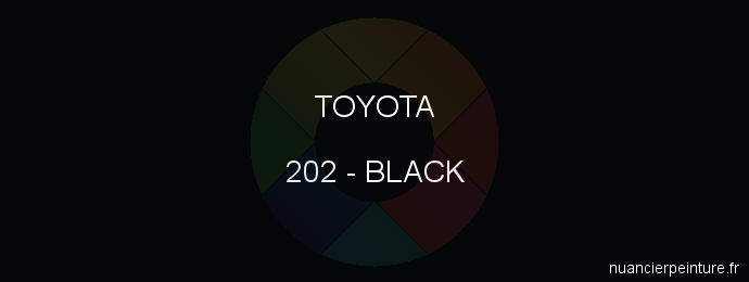 Peinture Toyota 202 Black