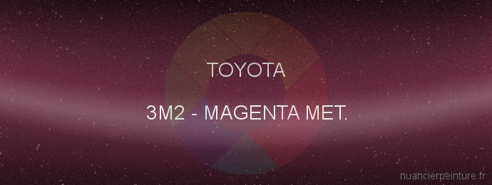 Peinture Toyota 3M2 Magenta Met.