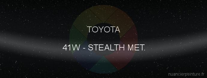Peinture Toyota 41W Stealth Met.