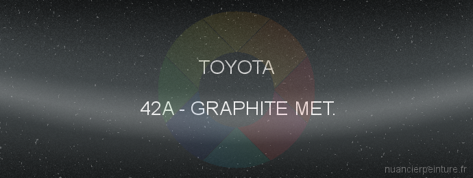 Peinture Toyota 42A Graphite Met.