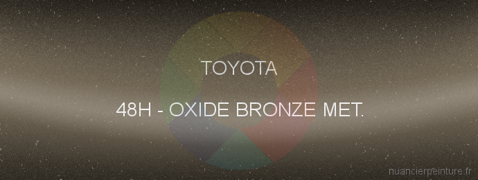Peinture Toyota 48H Oxide Bronze Met.