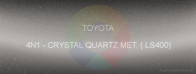 Peinture Toyota 4N1 Crystal Quartz Met. ( Ls400)