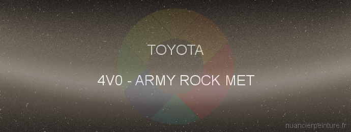 Peinture Toyota 4V0 Army Rock Met