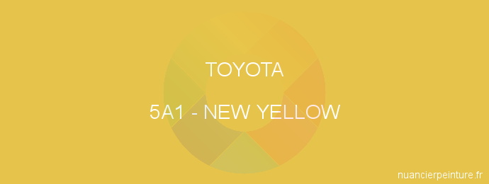 Peinture Toyota 5A1 New Yellow