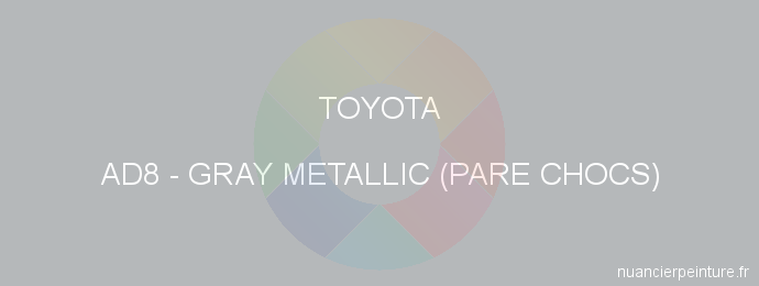Peinture Toyota AD8 Gray Metallic (pare Chocs)