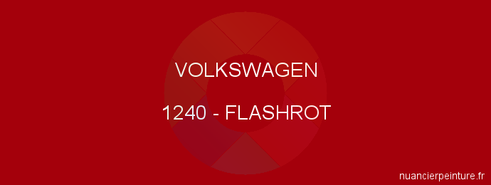 Peinture Volkswagen 1240 Flashrot