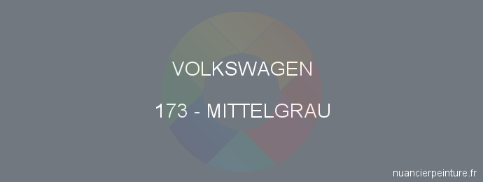 Peinture Volkswagen 173 Mittelgrau