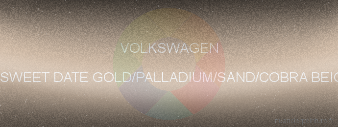 Peinture Volkswagen 4T/12 Sweet Date Gold/palladium/sand/cobra Beige Met