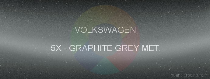 Peinture Volkswagen 5X Graphite Grey Met.