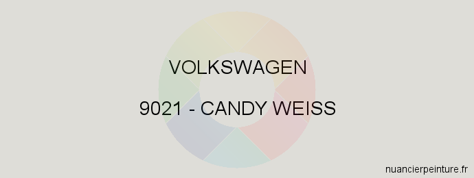Peinture Volkswagen 9021 Candy Weiss