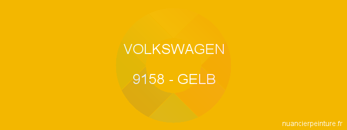 Peinture Volkswagen 9158 Gelb