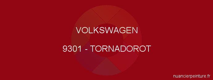 Peinture Volkswagen 9301 Tornadorot