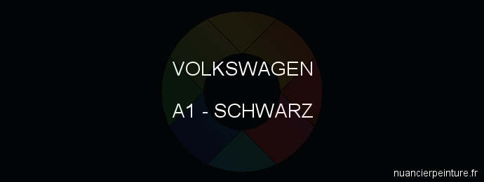 Peinture Volkswagen A1 Schwarz