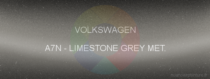 Peinture Volkswagen A7N Limestone Grey Met.