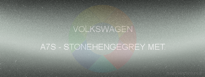 Peinture Volkswagen A7S Stonehengegrey Met.