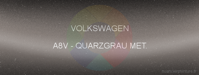 Peinture Volkswagen A8V Quarzgrau Met.