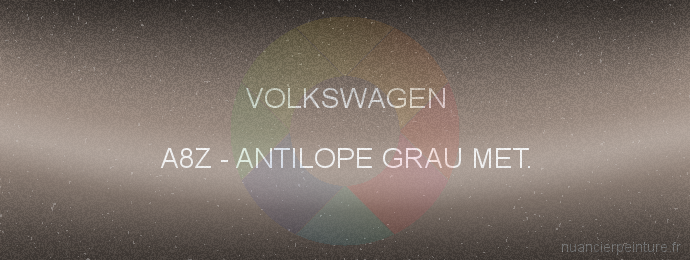 Peinture Volkswagen A8Z Antilope Grau Met.