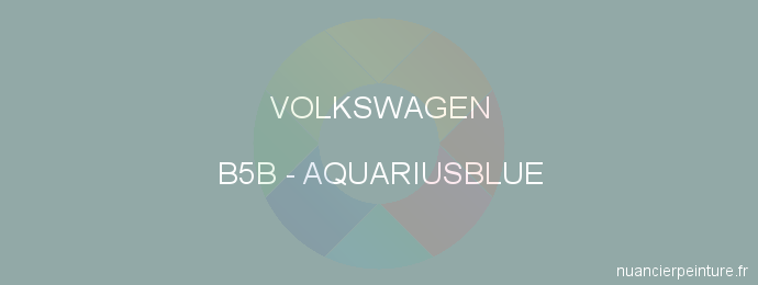 Peinture Volkswagen B5B Aquariusblue