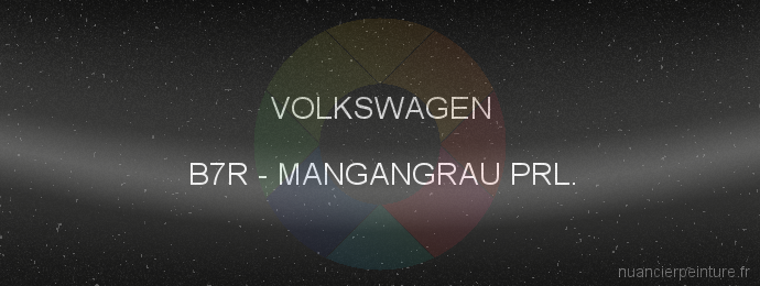 Peinture Volkswagen B7R Mangangrau Prl.