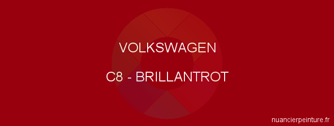 Peinture Volkswagen C8 Brillantrot