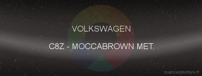 Peinture Volkswagen C8Z Moccabrown Met.