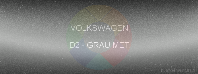 Peinture Volkswagen D2 Grau Met.