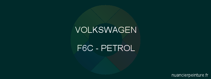 Peinture Volkswagen F6C Petrol