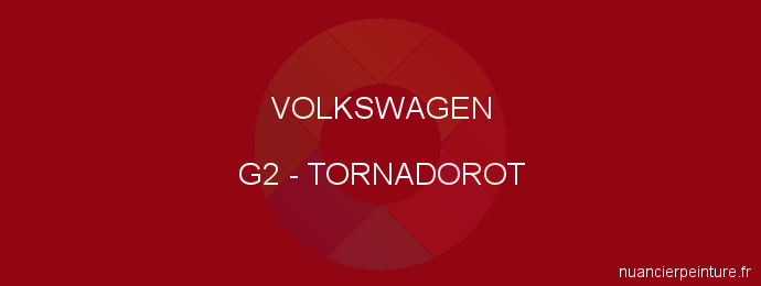 Peinture Volkswagen G2 Tornadorot